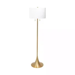 Gold Sleek Modern Floor Lamp