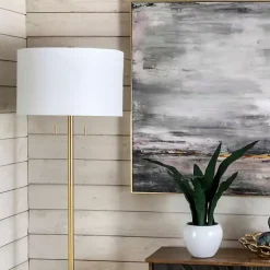 Gold Sleek Modern Floor Lamp