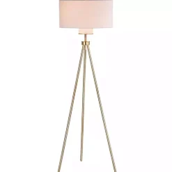 Gold Tripod Modern Floor Lamp