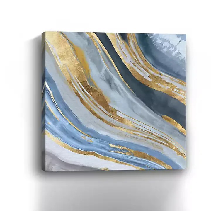 Golden Agate II Giclee Canvas Art Print, 40x40 in.