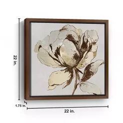 Golden Blossom II Framed Canvas Art Print