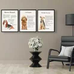 Golden Cockapoo Facts Framed Wall Plaque