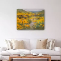 Golden Explosion Canvas Art Print