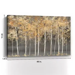 Golden Forest Light Giclee Canvas Art Print