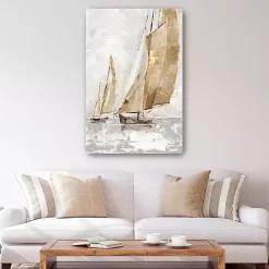Golden Sails Canvas Art Print