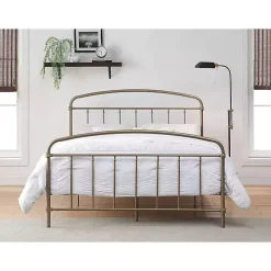 Golden Sun Vintage Arch Queen Bed Frame