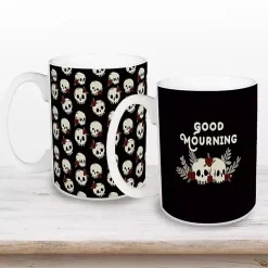 Good Mourning Halloween Mugs, Set of 2