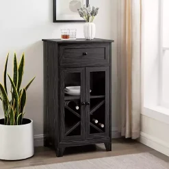 Graphite Double Door Reeves Cabinet