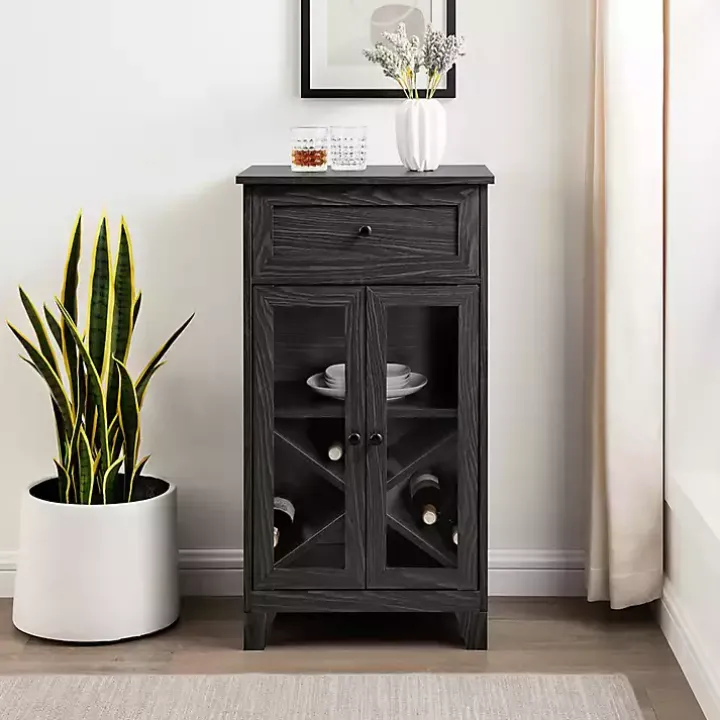 Graphite Double Door Reeves Cabinet