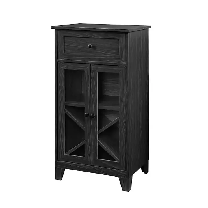 Graphite Double Door Reeves Cabinet