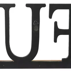 Grateful Black Wood Wall Plaque