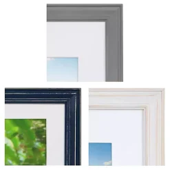 Gray & Navy 10-pc. Gallery Wall Frame & Shelf Set