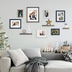Gray & Navy 10-pc. Gallery Wall Frame & Shelf Set