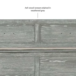 Gray and Beige Carlton Storage Bench