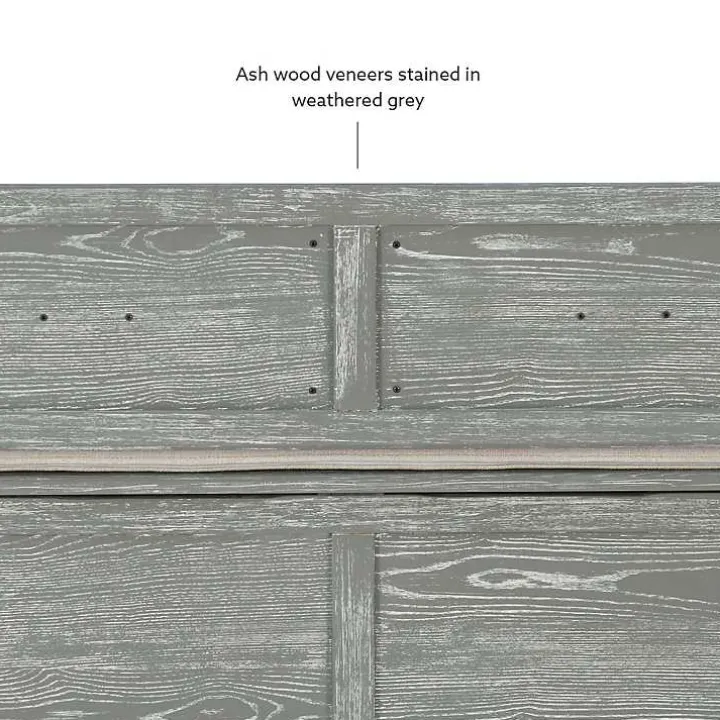 Gray and Beige Carlton Storage Bench