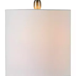 Gray and Black Ceramic Table Lamp, Set of 2