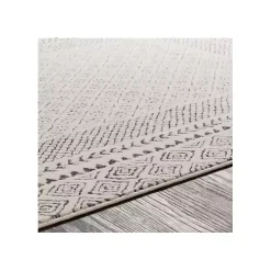 Gray and Cream Border Harrah Runner