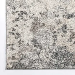 Gray and Cream Wray Modern Area Rug, 5x8