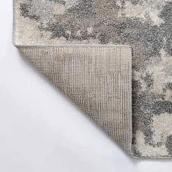 Gray and Cream Wray Modern Area Rug, 7x10