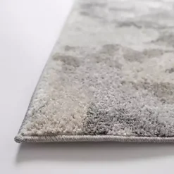 Gray and Cream Wray Modern Area Rug, 7x10