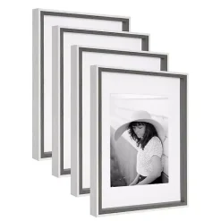 Gray and White 4-pc. Gallery Wall Frame Set