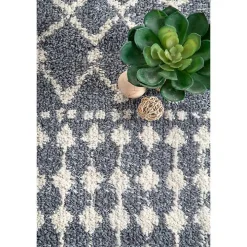 Gray Barbara Moroccan Area Rug, 5x8