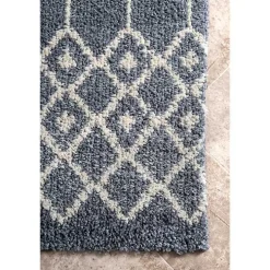 Gray Barbara Moroccan Area Rug, 5x8