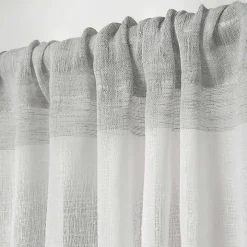Gray Becky Curtain Panel Set, 96 in.