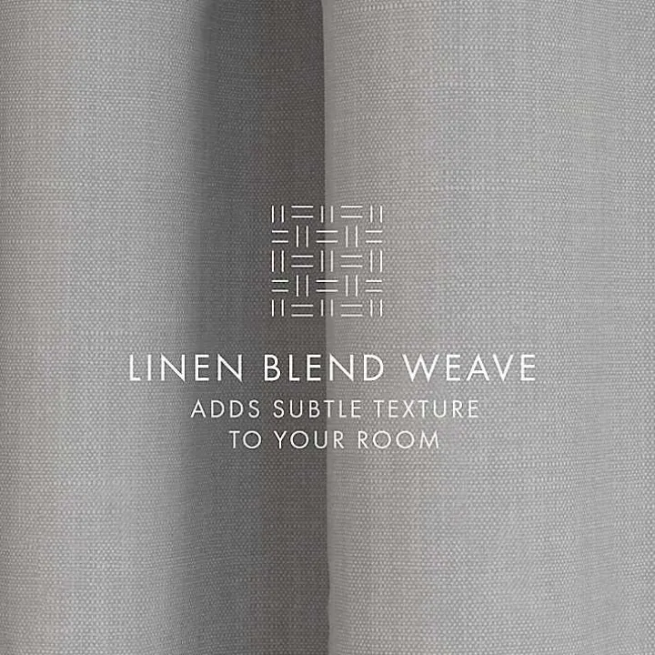 Gray Blackout Curtains, 84 in.