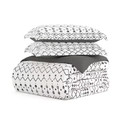 Gray Bohemian 2-pc. Twin Duvet Cover Set