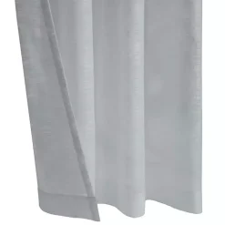 Gray Boucle Sheer Single Curtain Panel, 95 in.