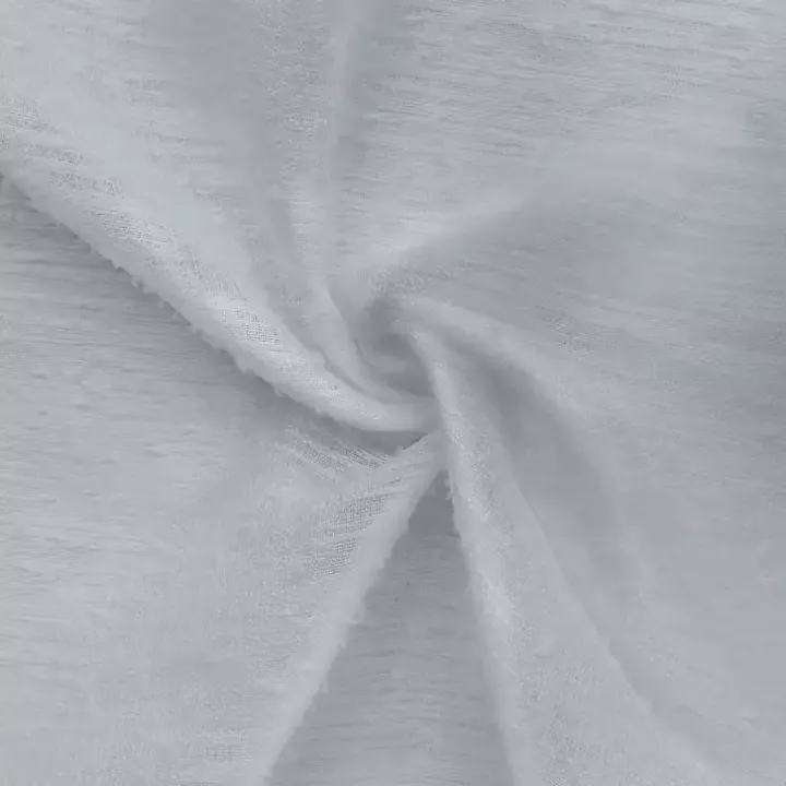 Gray Boucle Sheer Single Curtain Panel, 108 in.