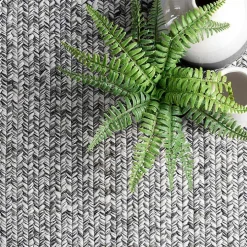 Gray Braided Lefebvre Area Rug, 10x14