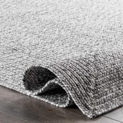 Gray Braided Lefebvre Area Rug, 10x14