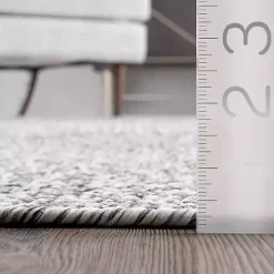 Gray Braided Lefebvre Area Rug, 10x14