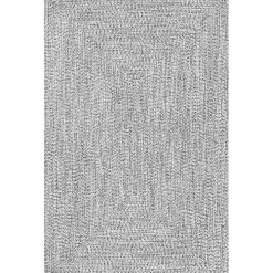 Gray Braided Lefebvre Area Rug, 12x18