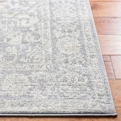 Gray Brentwood Traditional Area Rug, 5x7