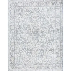 Gray Brentwood Traditional Area Rug, 8x10