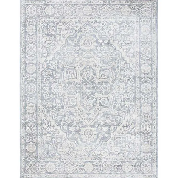 Gray Brentwood Traditional Area Rug, 8x10