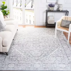 Gray Brentwood Traditional Area Rug, 8x10