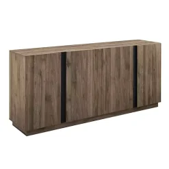 Gray Brown Modern 2-Door Sideboard