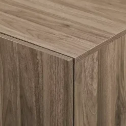 Gray Brown Modern 2-Door Sideboard