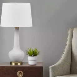 Gray Ceramic Zazie Table Lamp