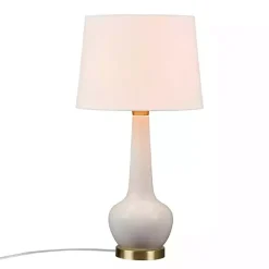 Gray Ceramic Zazie Table Lamp