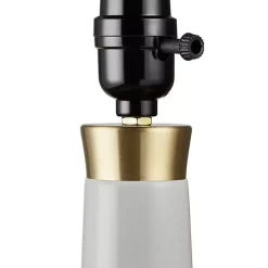 Gray Ceramic Zazie Table Lamp