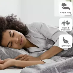 Gray Chambray 3-pc. King Comforter Set