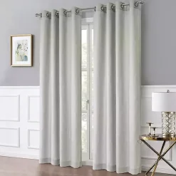 Gray Corsica Curtain Panel, 63 in.