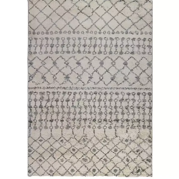 Gray Diamond Area Rug, 8x10