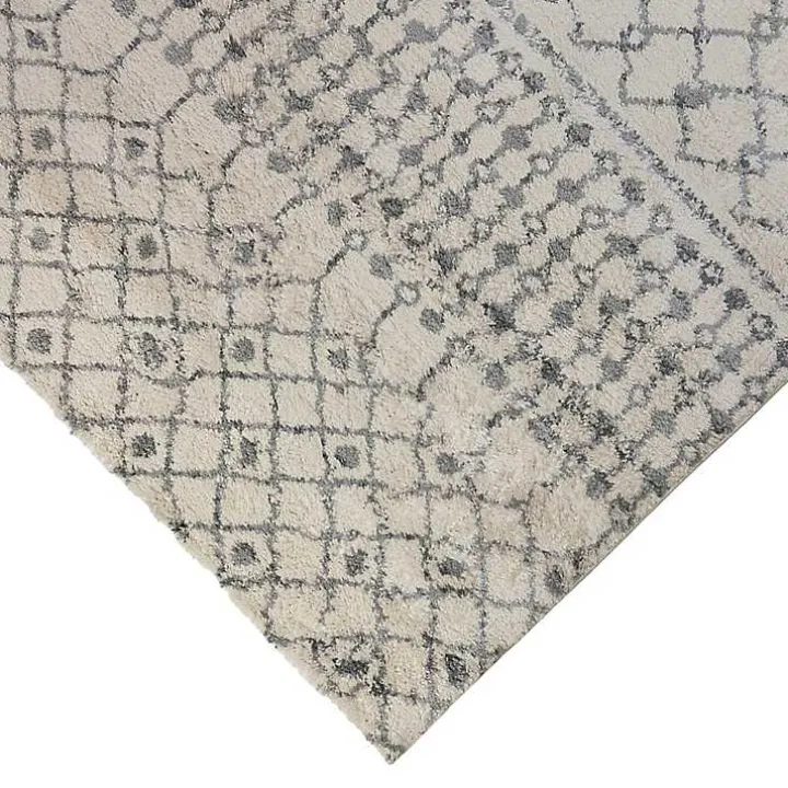 Gray Diamond Area Rug, 8x10