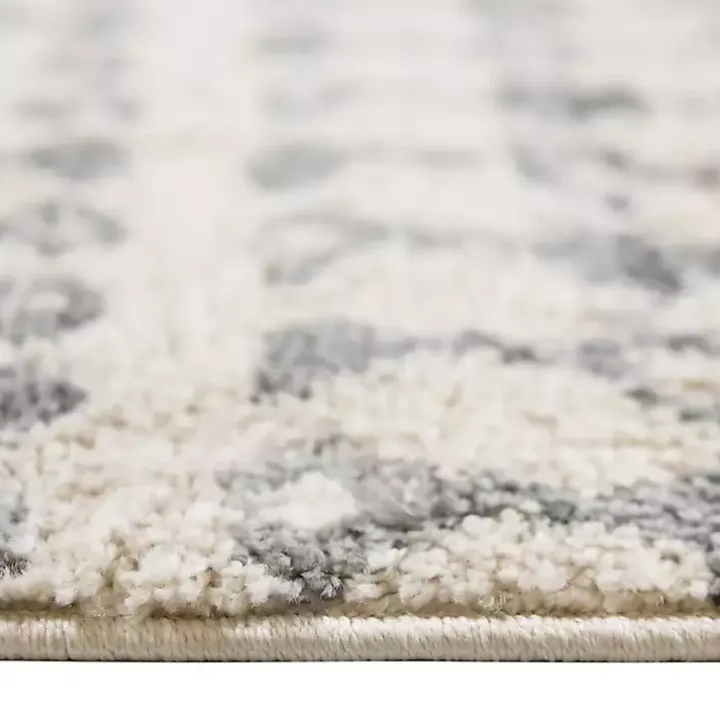 Gray Diamond Area Rug, 8x10